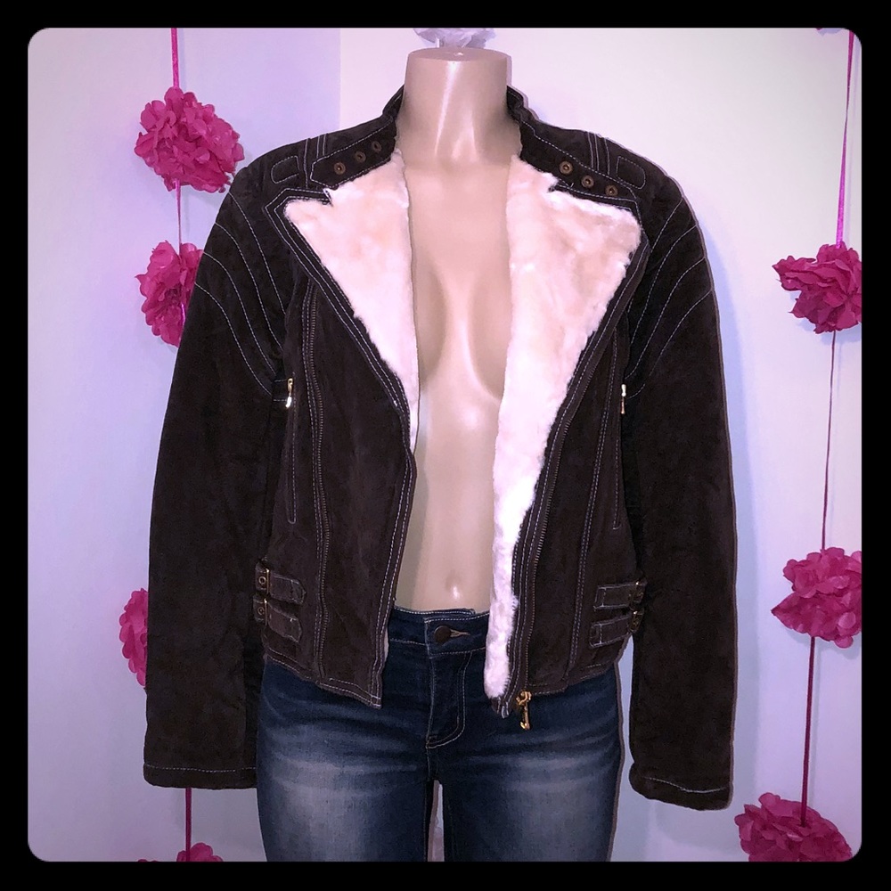 Get ready to ride!  Female biker jacket!
